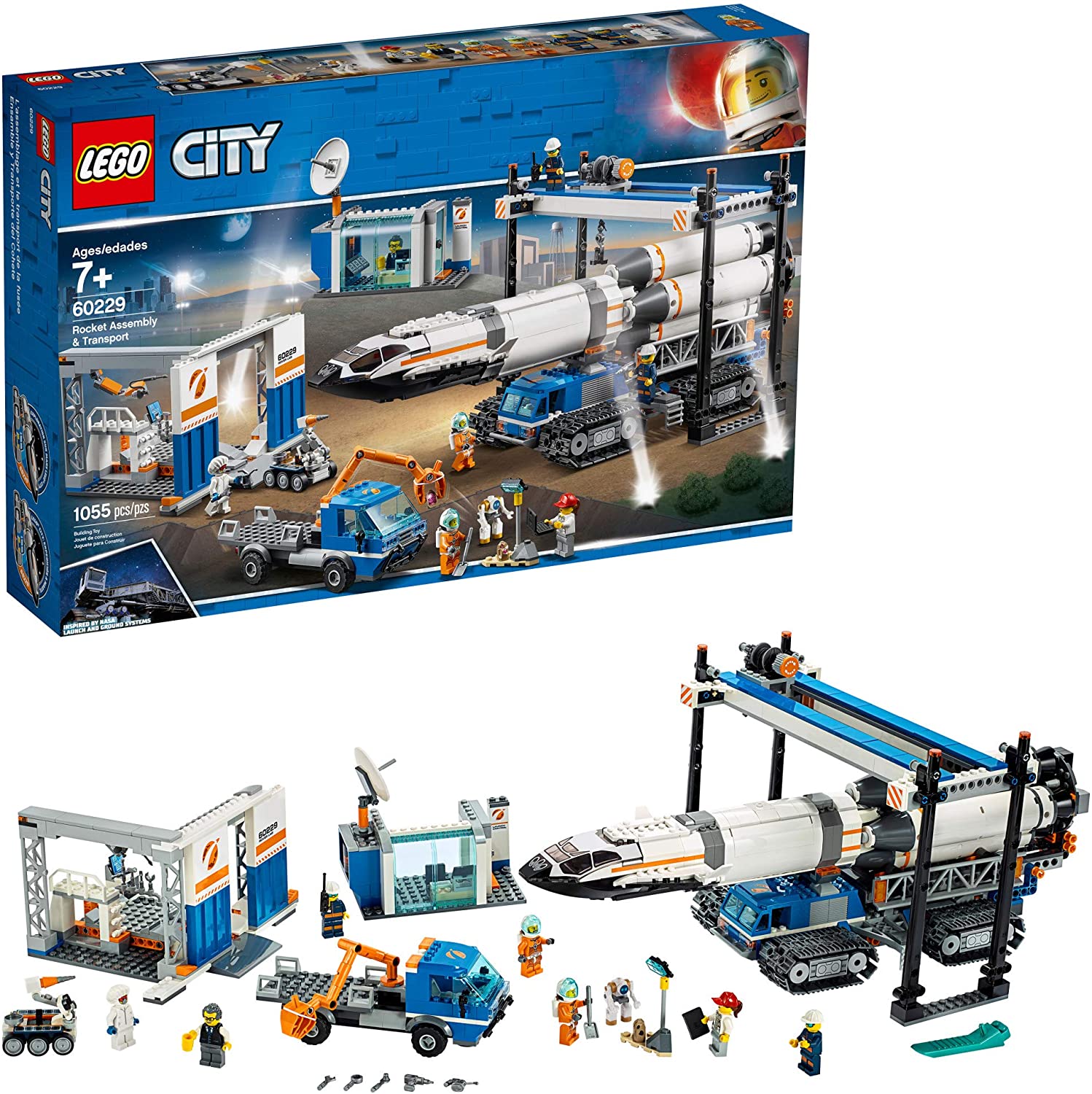 60229 Rocket Assembly & Transport Lego Set