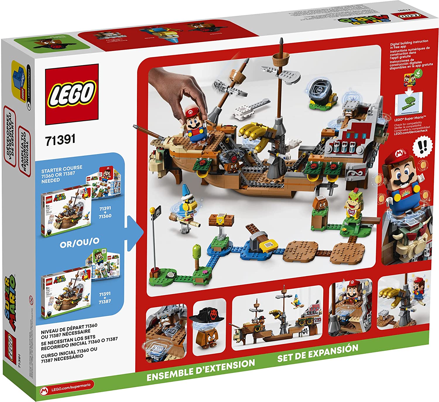 71391 Bowser’s Airship Expansion Set