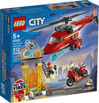 60281 Fire Rescue Helicopter Lego City Building set
