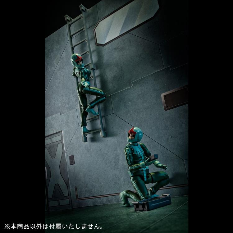 Mobile Suit Gundam G.M.G. Principality of Zeon Standard Infantry Soldier and Char Aznable Set of 3 Figures