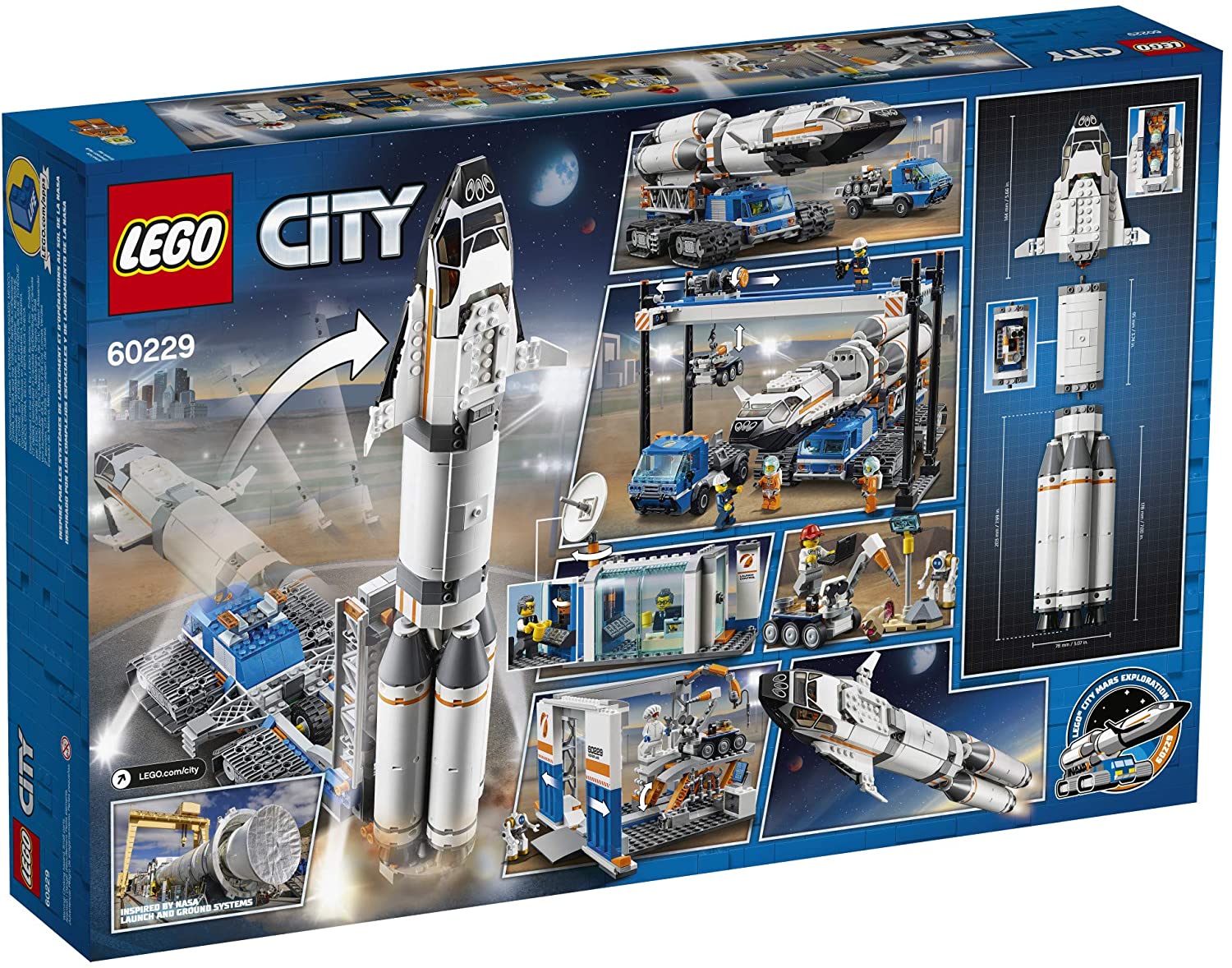 60229 Rocket Assembly & Transport Lego Set