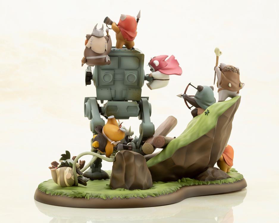 Star Wars ArtFX Artist Series Battle of Endor The Little Rebels Statue