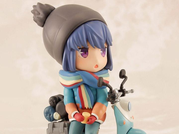 Laid-Back Camp Takashima Castle Model Kit With Rin Shima Figure