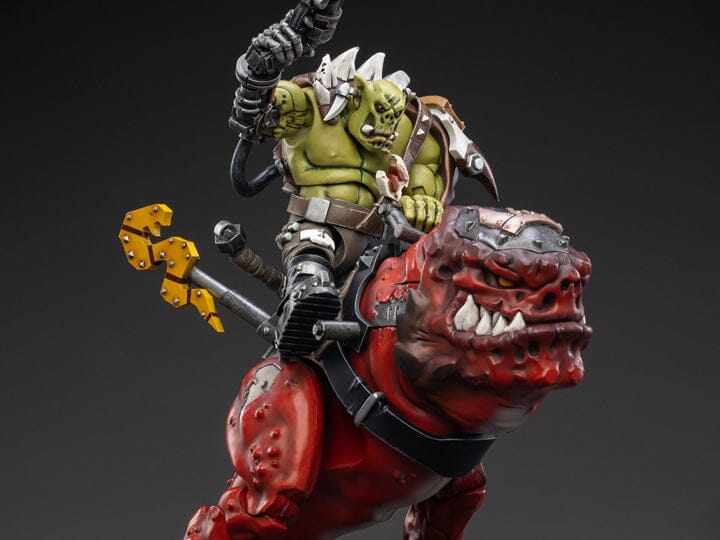 Warhammer 40K Orks Squighog Nob On Smasha Squig 1/18 Scale Figure Set ...