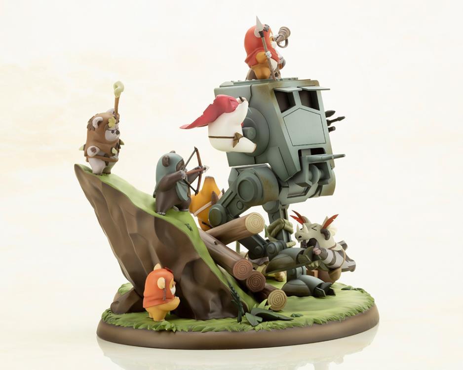 Star Wars ArtFX Artist Series Battle of Endor The Little Rebels Statue