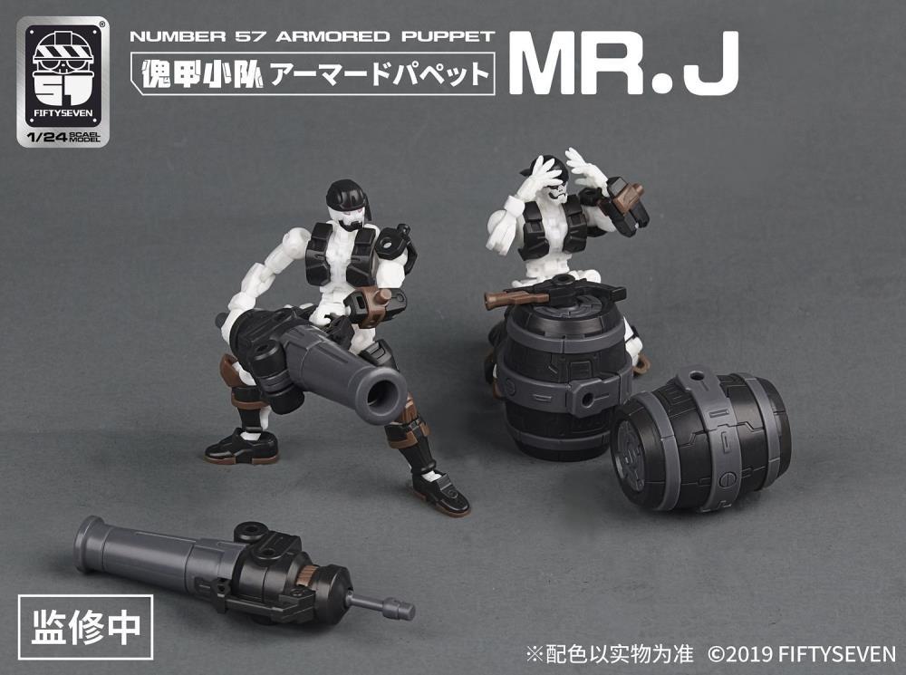 Number 57 Armored Puppet Pirate Mr.J 1/24 Scale Model Kit Set