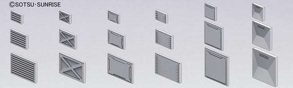 Builders Parts HD 1/144 MS Panel 01 - USA Gundam Store