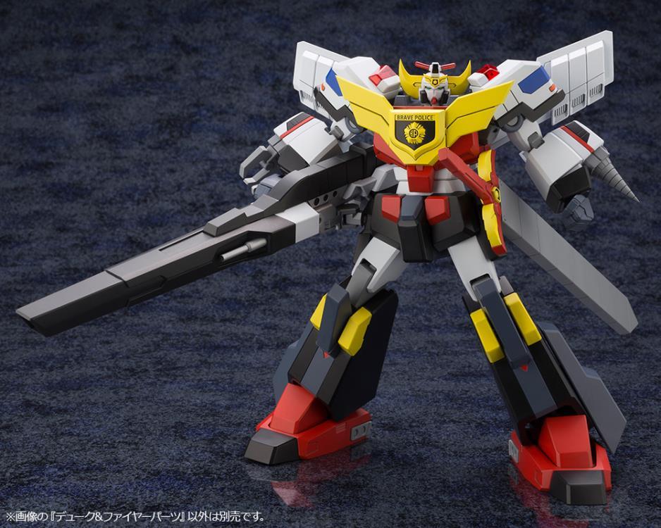 Brave Police J-Decker Duke & Fire Parts Model Kit