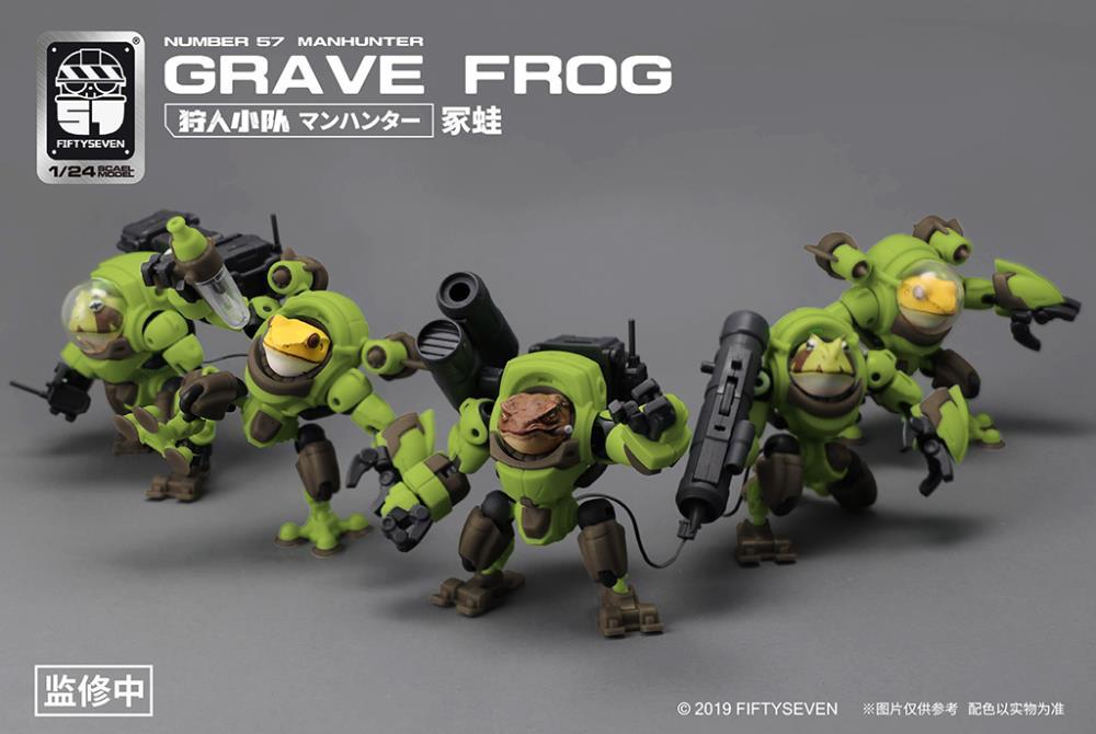 Number 57 Manhunter Grave Frog 1/24 Scale Model Kit
