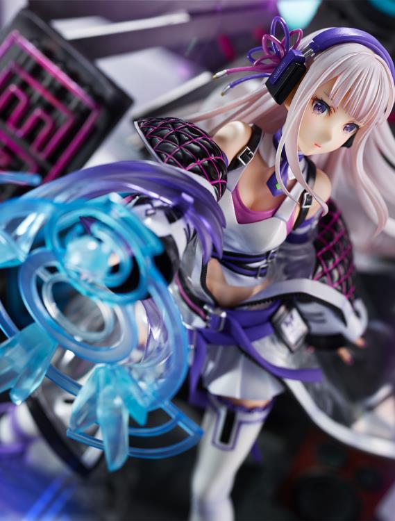 Re:Zero Starting Life in Another World Emilia (Neon City Ver.) 1/7 Scale Shibuya Scramble Figure