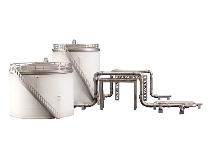 Industrial Area A Storage Tank Model Kit