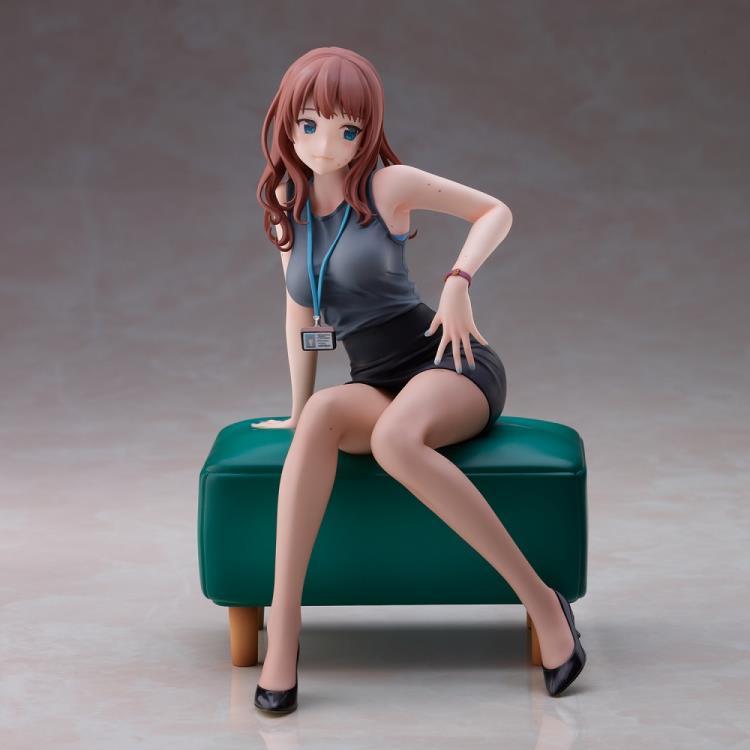 Doushima Illustration Hokuro no Ooi Senpai OL-san Figure