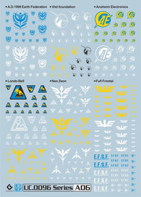 A06 UC0096 Insignias Decal Sheet
