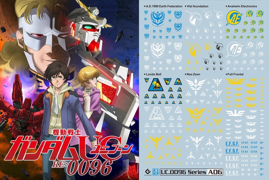 A06 UC0096 Insignias Decal Sheet