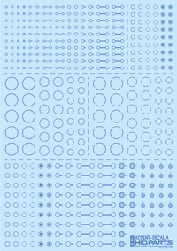 Accent Decal A Blue(1pc)