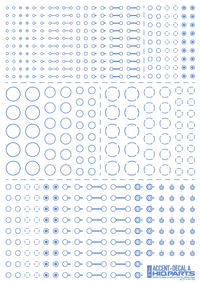 Accent Decal A Blue(1pc)