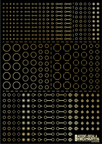 Accents Decal A Gold(1pc)