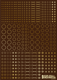 Accents Decal A Gold(1pc)