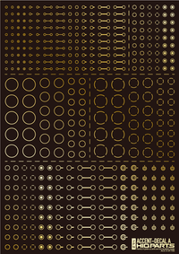 Accents Decal A Foli Gold(1pc)
