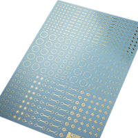 Accents Decal A Foli Gold(1pc)