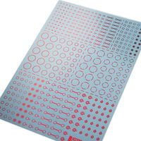Accent Decal A Foil Red(1pc)