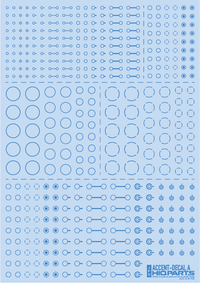 Accents Decal A Indigo Blue(1pc)