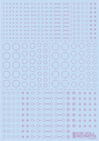 Accent Decal A Light Purple(1pc)