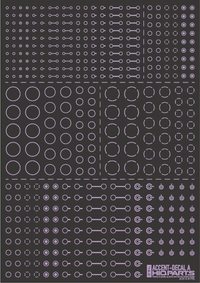 Accent Decal A Light Purple(1pc)