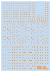 Accent Decal A Orange(1pc)