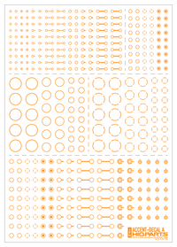 Accent Decal A Orange(1pc)