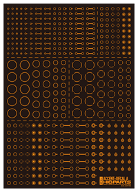 Accent Decal A Orange(1pc)
