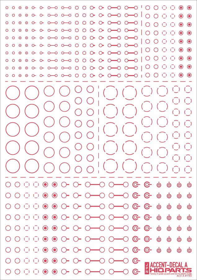 Accent Decal A Pink(1pc)