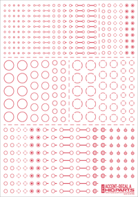 Accent Decal A Pink(1pc)