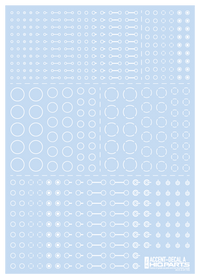 Accent Decal A White(1pc)