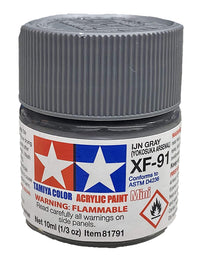 Tamiya Color IJN Gray Yokosuka Arsenal Mini Acrylic Matte Finish XF-91