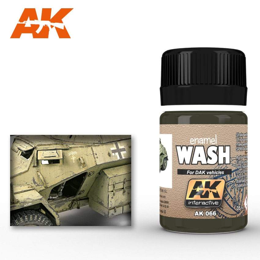 AK Interactive Wash For Afrika Korps Vehicles