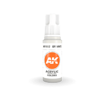 AK Interactive Off White Acrylic 3G Paint 17ml Bottle
