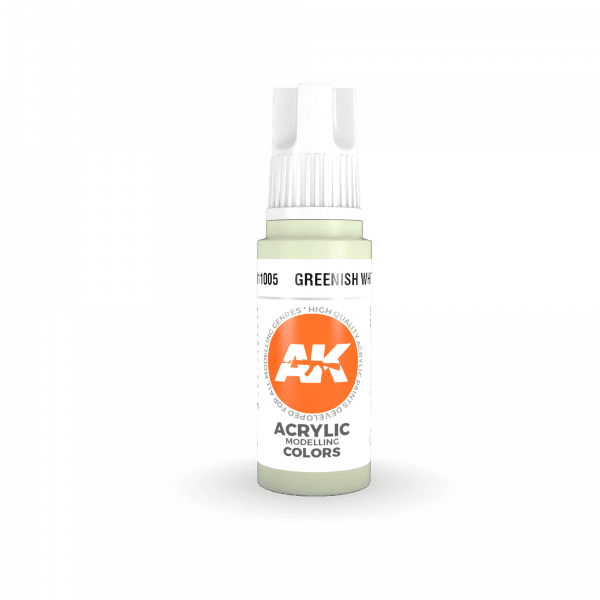 AK Interactive 3rd Gen Acrylic Greenish White 17ml