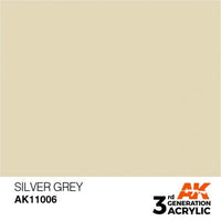 AK Interactive 3rd Gen Acrylic Silver Grey 17ml