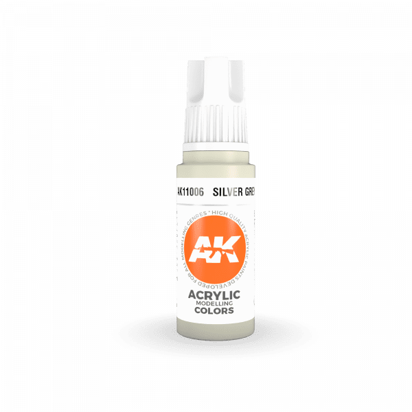 AK Interactive 3rd Gen Acrylic Silver Grey 17ml