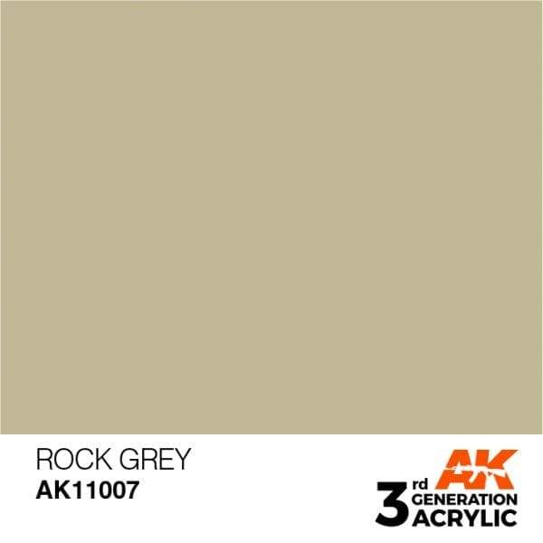 AK Interactive 3rd Gen Acrylic Rock Grey 17ml