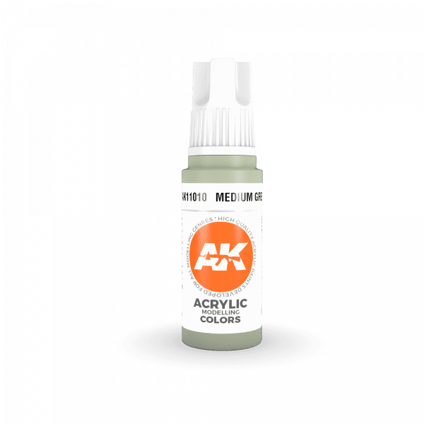 AK Interactive 3rd Gen Acrylic Medium Grey 17ml