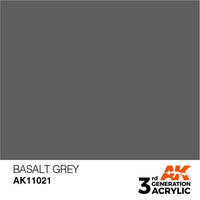 AK Interactive Basalt Grey 3G Acrylic Paint 17ml Bottle
