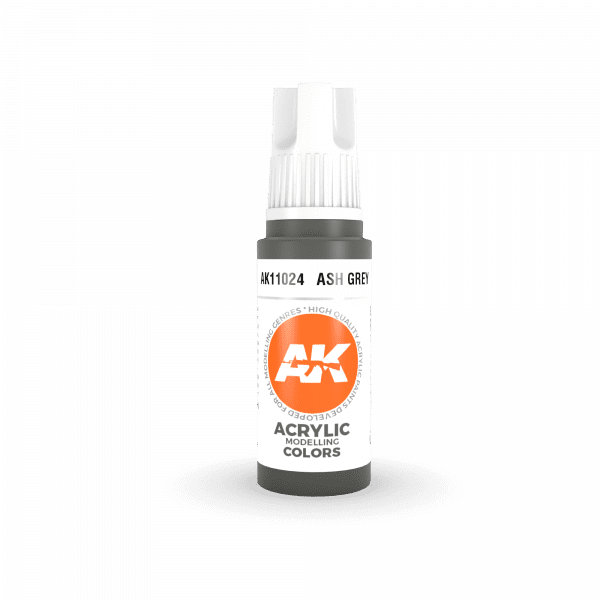 AK Interactive 3rd Gen Acrylic Ash Grey 17ml
