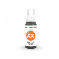 AK Interactive Rubber Black 3G Acrylic Paint 17ml Bottle