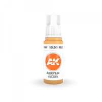 AK Interactive 3rd Gen Acrylic Golden Yellow 17ml