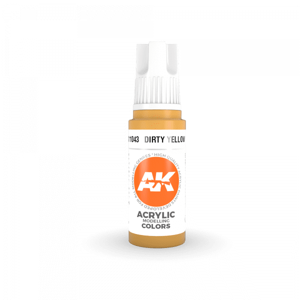 AK Interactive 3rd Gen Acrylic Dirty Yellow 17ml