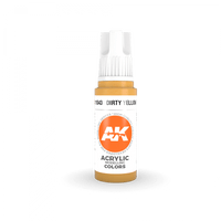 AK Interactive 3rd Gen Acrylic Dirty Yellow 17ml