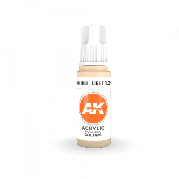 AK Interactive 3rd Gen Acrylic Light Flesh 17ml