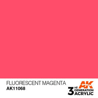 AK Interactive 3rd Gen Acrylic Fluorescent Magenta 17ml